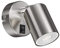 ledscom.de Wandspot WAIKA, einflammig, mit Schalter, GU10, chrom matt, inkl. GU10 LED Lampe (warmweiß, 5,473W, 468lm, 30°)