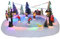 Christmas Concepts® 30 cm batteriebetriebene musikalische LED-animierte Eisbahn Dorfszene – spielt 8 Weihnachtsmelodien