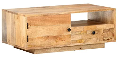 vidaXL Coffee Table 90 x 50 x 35 cm Solid Mango Wood
