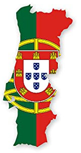 Autocollant de contour, au motif du drapeau portugais, pour voiture, vespa, camping-car et moto, résistant au lavage à grande eau, aux intempéries et aux UV