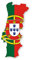 Autocollant de contour, au motif du drapeau portugais, pour voiture, vespa, camping-car et moto, résistant au lavage à grande eau, aux intempéries et aux UV