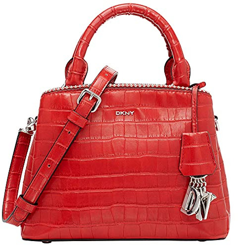 DKNY Damen Paige Sm Umhängetasche Schulranzen, hellrot