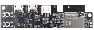 Espressif ESP32 LyraT Mini Kit: Entwicklungsplatine mit ESP32-WROVER-E, 8 MB Flash, PSRAM, PCB Antenne, Ethernet, 802.11b