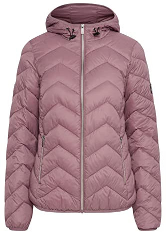 fransa FRBAPADDING Damen Steppjacke Übergangsjacke Jacke Kapuze mit Gummizug leicht gefüttert, Größe:L, Farbe:Grape Shake (182109)