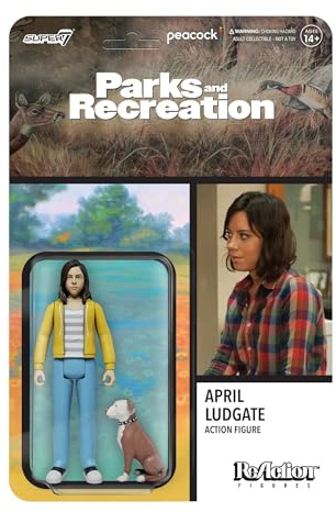 SUPER7 Parks and Recreation April Ludgate 3.75 in Reaction Figure