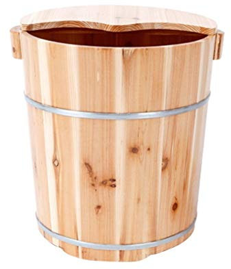 Cubo de madera para pies, spa, baño, masajeador, sauna, cubo de madera, spa, sauna, lavabo para remojo, cubo de masaje hecho a mano, baño de pies, cubo de lavado de pies, cubo para pies, lavabo,