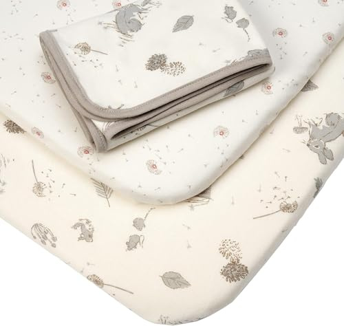 Tutti Bambini Crib Starter Pack Sheets & Coverlet, Cocoon