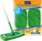 KEEPOW 2 Chiffons Réutilisables Compatibles avec Swiffer Sweeper Mop, Microfibres pour Swiffer Balai, Recharges Lavables de Lingettes Humides pour Swiffer Balai Serpillère, à Usage Sec et Humide