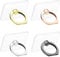 WLLHYF 4 Stück Handy Ring Halterung, 360 Drehung Transparent 360 Drehung Transparent Finger-Ständer Universal Handy-Hülle Ringständer Zubehör für Handys Smartphones Tablets