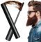 tinte para barba, 0.3 onzas, tinte para cejas, resistente al agua, tinte para barba con cepillo, crema tintada, tinte para barba gris, a prueba manchas y larga duración