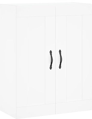 vidaXL Wandschrank Weiß 69,5x34x90 cm Holzwerkstoff