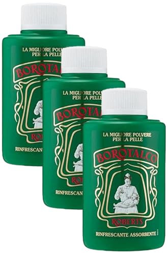 Borotalco Talco Barattolo, 100g (Confezione da 3)