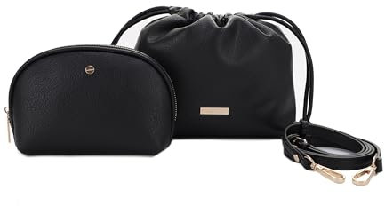 Mali+Lili Lola Beauty Bag Duo, Schwarz, Umhängetasche