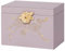 Enthralite Jewellery Box with Lock for Girls: Jewellery Organiser for Dresser - 3-Drawer Earrings Storage Girls Women Gift (Grey Purple)