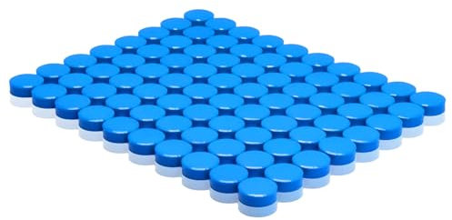PYJLBX Magnete für Magnettafel, Magnete Stark, 80 Stück Magnet Kühlschrankmagnete Kühlschrank Magnete, Rund Mini Magnete Klein Whiteboard Magnete Magneten Starker halt, für Whiteboard, Pinnwand (Blau)