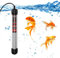 MetalNuts Aquarium-Submersible-Aquarium Heating Rod - with Temperature Display Power Saving Heater - Ideal Fish Tank Heater for Tropical Fish, Turtles, and More