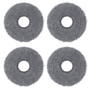 PonpEd Optionales Zubehör 。Kompatibel mit Dreame L20 Ultra. Roboter-Staubsauger-Rollenbürste, Filter, Staubbeutel, Wischtuch, Seitenbürste(4 x mop cloth)