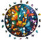 Iconic Puzzles – Magic Butterflies, fantasy animals, 100 % nachhaltiges Holzpuzzle, Geschenke für Kinder und Erwachsene, Größe S, 200 Teile