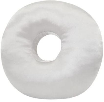 Qianly Ohr-Piercing-Kissen in Donut-Form, Weiß