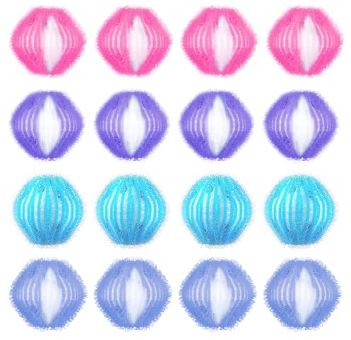 Tierhaarentferner Waschmaschine - 16 STK Fusselbälle Haarfänger Katzen & Hundehaare Waschmaschine | Wiederverwendbarer Fusselentferner für Entfernt Tierhaare