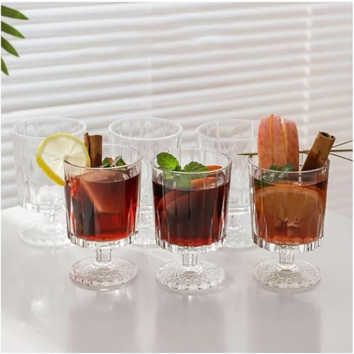 LZJZJE Tasses à café Verres à Cocktail personnalisés, Tasse à Boire en Verre Transparent, Grands Verres à bière, Tasse à thé aux Fruits pour la Maison Verres à thé