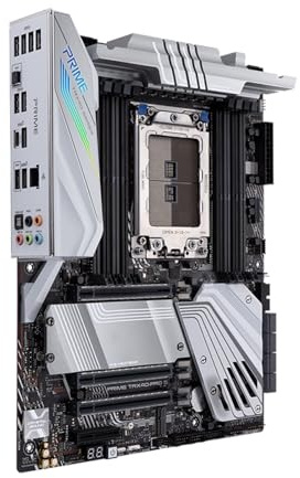 Carte Mere pc Fit for ASUS Prime TRX40-Pro S sTRX4 3e génération Ryzen Threadripper Carte mère ATX for la création de Contenu, 16 Phases d'alimentation, DDR4, Aura Sync RGB