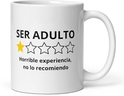 Tazas originales para regalar | Regalos Originales Para Hombre y Mujer | Amigo Invisible | Regalos Divertidos | Tazas Divertidas | Cerámica 330 ml