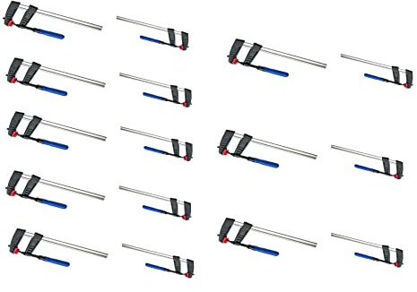 16x Schraubzwinge 150/200/250 * 50 300x80 je 4 Zwinge Leimzwinge Klemmzwinge