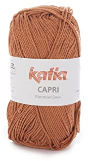 Capri Baumwollgarn von Katia in rostrot (82166)
