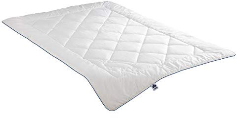 Irisette Steppbett Naturhaar/Faser weiß Größe 135x200 cm