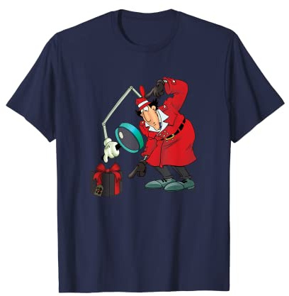 Inspector Gadget - Adult T Shirt - Christmas 02