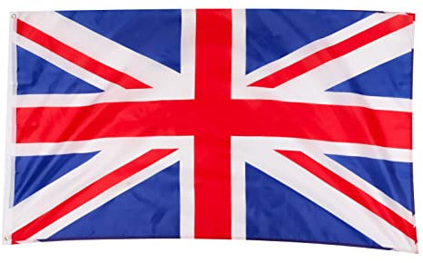 Toyland® 5ft X 3ft (150cm X 91cm) Bandera británica Union Jack Perfecta para celebraciones británicas - Queen's Platinum Jubilee