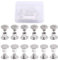 Hilitchi 50 Sets M5 x 6 mm Phillips-Chicago-Schraubenpfosten Bindeschrauben Sortiment Kit für Scrapbook, Fotoalben, Lederreparatur