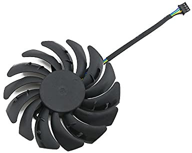 iHaospace Replacement Graphics Card Cooling Fan for MSI RTX 2060 Gaming RTX 2060 Super GAMING 4 Pin Short Wire