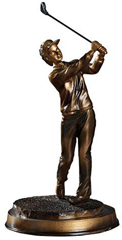 FENGWXINW Statue Dekoration Skulpturen Golf Sport Kunst Skulptur Athlet Figur Figur Statue Harz Kunst & Handwerk Home Decoration
