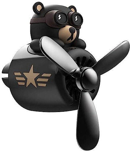 Ericetion Cartoon Bär Pilot Auto Lufterfrischer Automotive Air Outlet Lüfterfrischer Vent Clips Aroma Diffusor Auto Parfüm Aromatherapie Ornament Auto Zubehör
