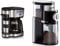 Hamilton Beach - Kaffeemaschine Mit Zweifachem Brühsystem, 12 Tassen Kaffee, Edelstahl/Schwarz (49980A-CE) & ROMMELSBACHER Kaffeemühle EKM 200 – aromaschonendes Scheibenmahlwerk, 110 Watt, schwarz