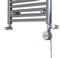 terma MOA Chrome Thermostatic Electric Element for Heated Towel Rail Radiator, Standard and Dual Fuel, ALL WATTS (Full Dual Fuel Kit, 400W)