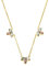 Purelei® Flowery Halskette (Gold), Damen Halskette aus langlebigem Edelstahl, Wasserfester Schmuck, 40-45 cm Länge verstellbar