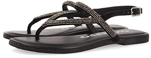 GIOSEPPO OTLAK Damen-Sandalen, Schwarz, Größe 38, Schwarz, 38 EU