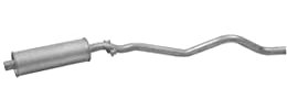 HELLA 8LC 366 024-401 Mittelschalldämpfer - Easy2Fit® Kit - mitte - zweiteilig - Set mit Anbauteilen - für u.a. OPEL KADETT E (T85)