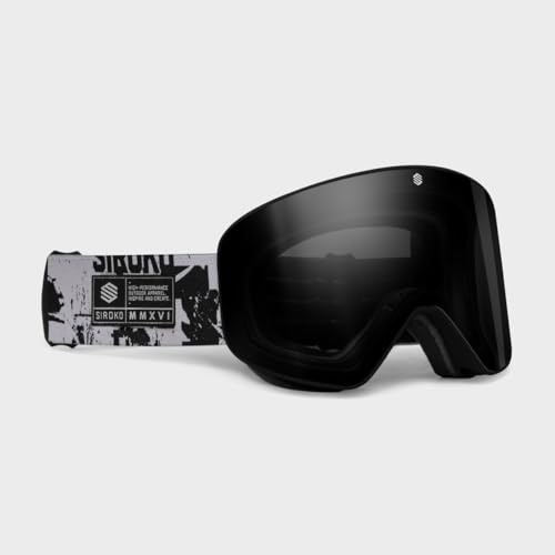 Siroko GX Ski- & Snowboardbrille Herren und Damen mit UV400 Antifog und Kratzfeste Beschichtung Wintersport