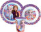 Ensemble de vaisselle pour enfant Palleon Disney (3 pièces) - Assiette, bol à céréales et tasse réutilisable - Design La Reine des Neiges - Multicolore - Passe au micro-ondes et au lave-vaisselle