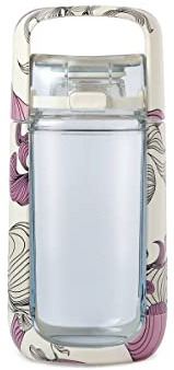 KOR One Planet Tritan-Wasserflasche mit Sicherheitsverschluss, One-Klick-Verschluss und ergonomischem Tragegriff, 383 ml, mit einzigartigen, von der Natur inspirierten Designs