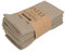 INFEI weich Polyester -Leinen gemischt Abendessen Cloth Servietten, 12 Stück (40 x 40 cm), für Veranstaltungen und den Heimgebrauch (Khaki)