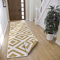 NORTHRUGS Malta In- & Outdoor Wendeteppich - Flachgewebe, Geometrisches Design, ÖKO-TEX, Wetterfest & UV-beständig für Balkon, Terrasse, Garten - Ocker, 80x250cm