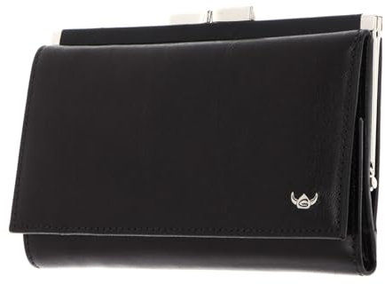 Golden Head Colorado RFID Protect French Coin Purse Wallet Black