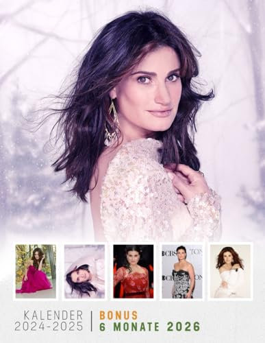 Kalendar 2024 - 2025: Promi- und Unterhaltungs Kalender mit Idina Menzel, umweltfreundlich, Jan 2024 bis Jun 2026, 30 Monate, 17 x 11 geöffnet, ... Papier, tolles Geschenk für geliebte Fans,