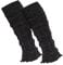 MOUNTREX Stulpen Damen - Beinwärmer mit Alpaka Wolle, Beinstulpen für Herbst, Winter - Leg Warmers - One Size - 1 Paar (Anthrazit)