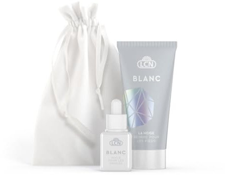 LCN Set 2 Blanc Xmas Christmas Weihnachten Geschenk Set 3tlg. - Foot Butter, Nagelöl und Samtbeutel